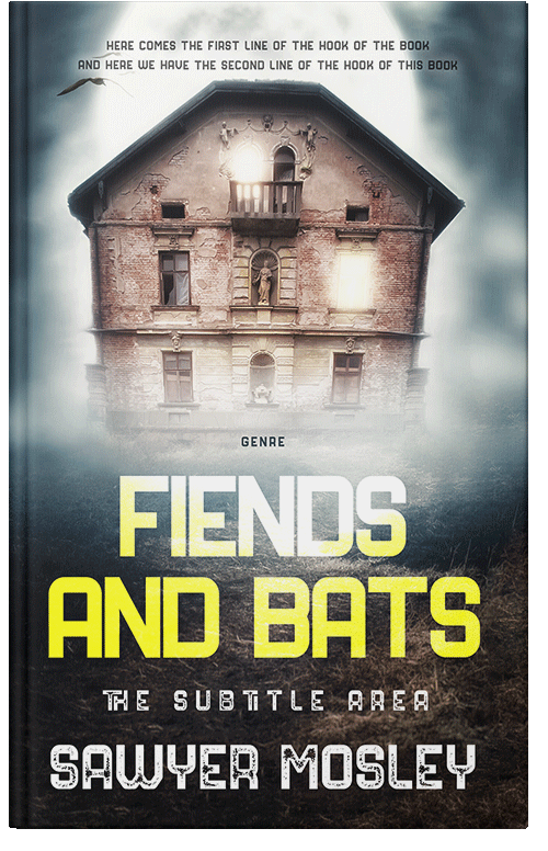 Front view of Premade Horror Book Cover - Ash