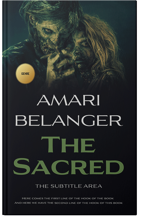 Front view of Premade Apocalyptica Book Cover - Bunker