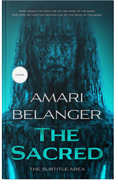 Front view of Premade Horror Book Cover - Tiber