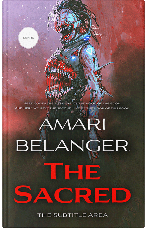 Front view of Premade Horror Book Cover - Birch