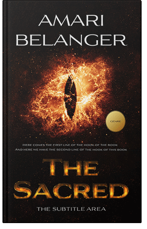 Premade Book Cover Raw Sienna