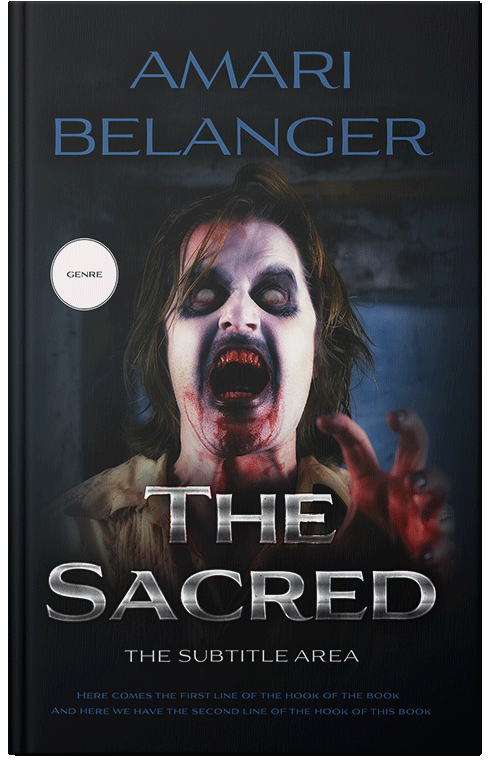 Front view of Premade Horror Book Cover - Woodsmoke