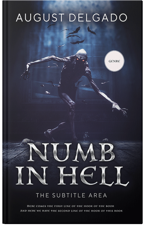 Front view of Premade Horror Book Cover - Mirage