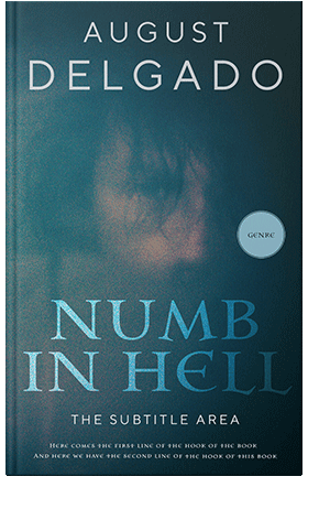 Pre Made Book Cover Blue Dianne