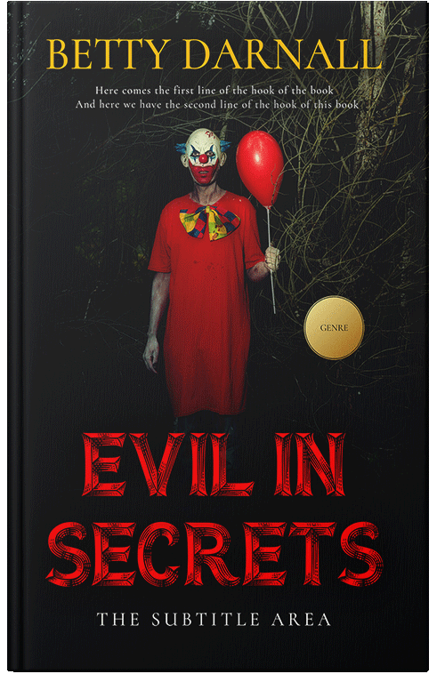 Front view of Premade Horror Book Cover - Thunderbird