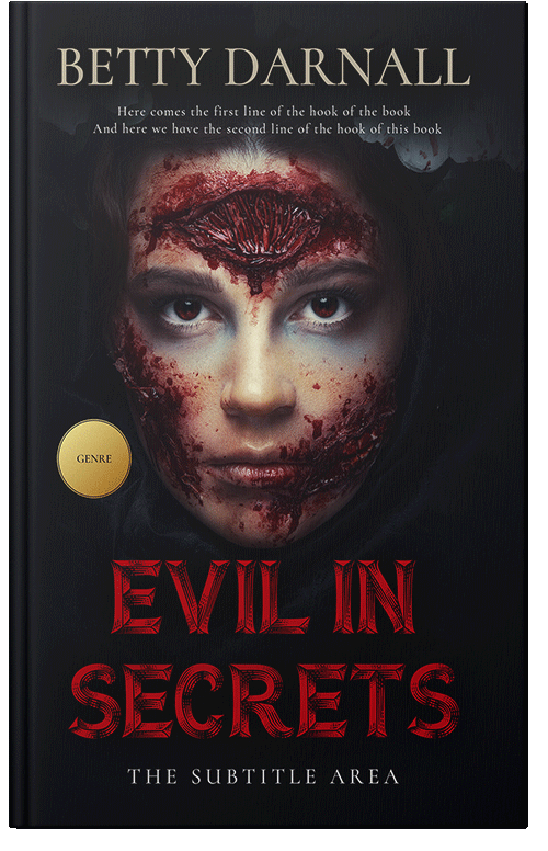 Front view of Premade Horror Book Cover - Santa Fe