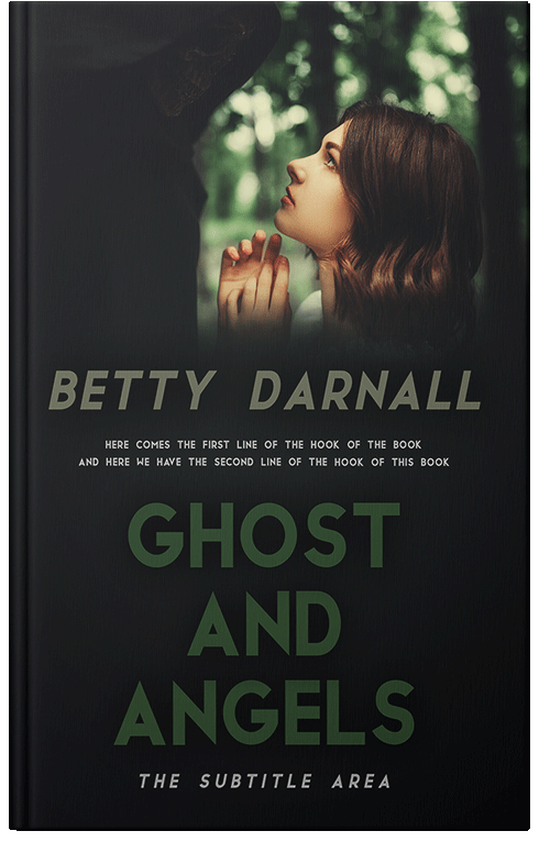 Front view of Premade Horror Book Cover - Woodsmoke