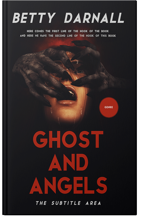 Front view of Premade Horror Book Cover - Crail