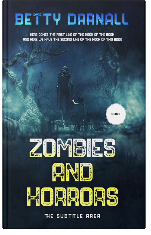 Front view of Premade Horror Book Cover - Firefly