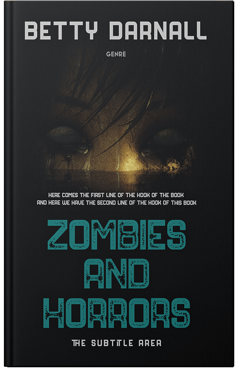 Front view of Premade Horror Book Cover - Woodsmoke