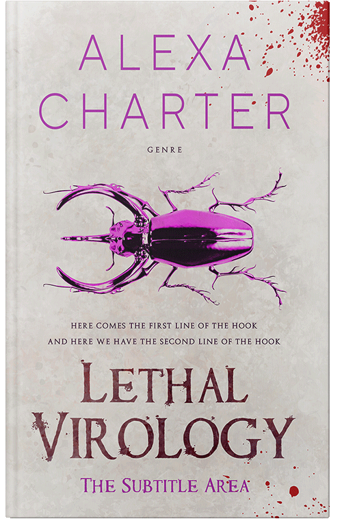 Front view of Premade Science & Nature Book Cover - Swiss Coffee