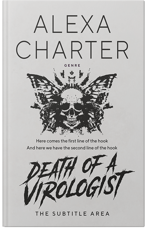 Front view of Premade Horror Book Cover - Alto