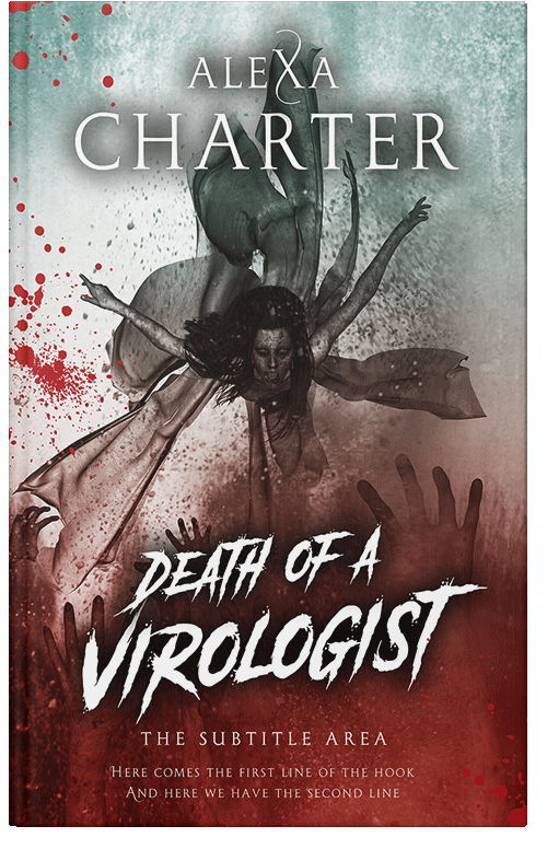 Front view of Premade Horror Book Cover - Kabul