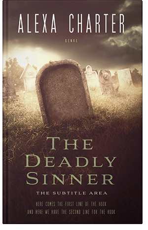 Premade Book Cover Crater Brown