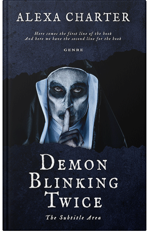 Premade Book Cover Ebony