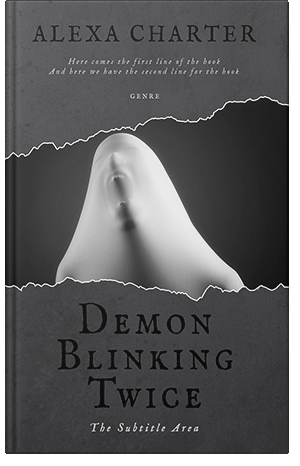 Premade Book Cover Ship Gray