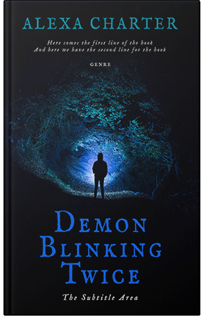 Premade Book Cover Ebony