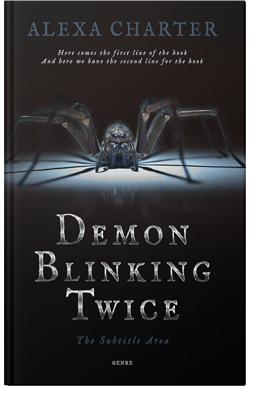 Front view of Premade Horror Book Cover - Cod Gray