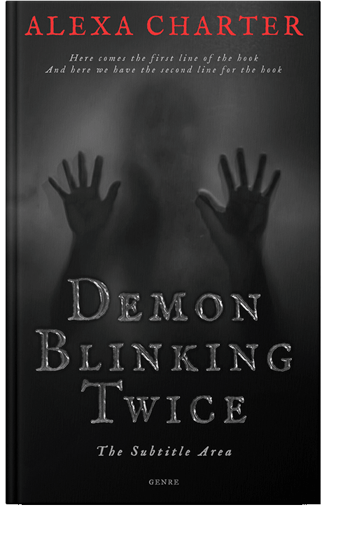 Front view of Cod Gray #12346 - Premade Horror Book Cover