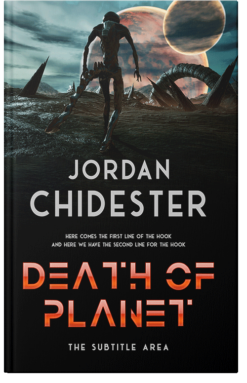 Front view of Premade Science Fiction Book Cover - Quicksand