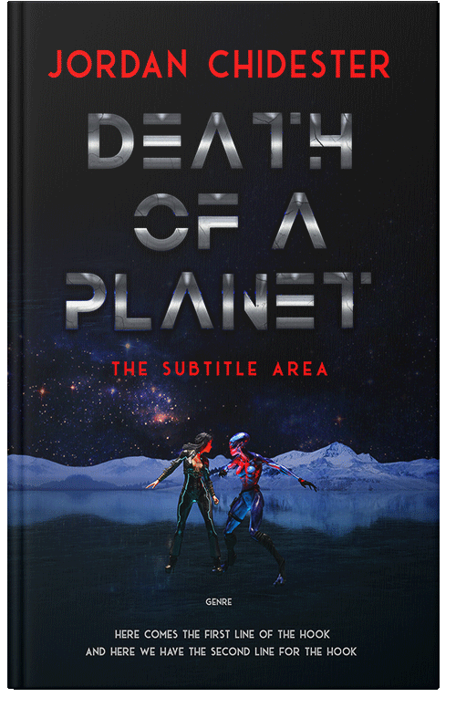 Front view of Premade Science Fiction Book Cover - Ebony