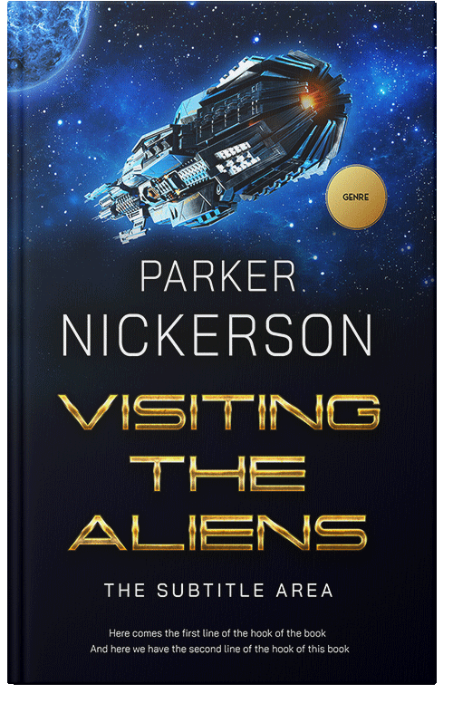 Front view of Premade Mystery & Thriller & Suspense Book Cover - Ebony