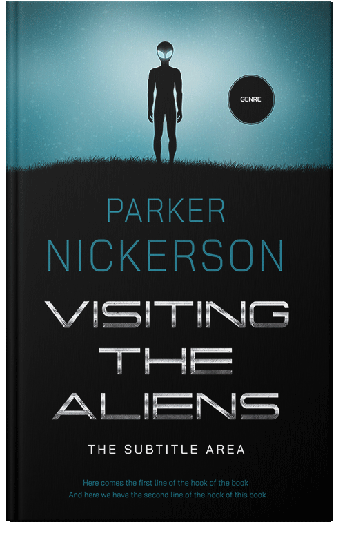 Front view of Premade Science Fiction Book Cover - Jungle Mist