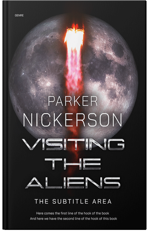 Front view of Premade Science Fiction Book Cover - Clam Shell