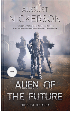 Premade Book Cover Pale Slate