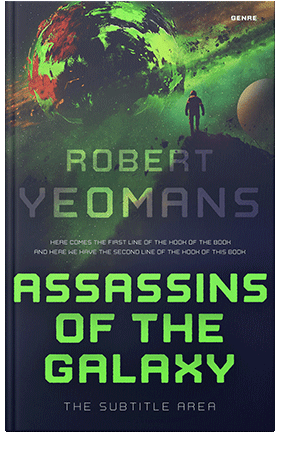 Pre Made Book Cover Ebony Clay