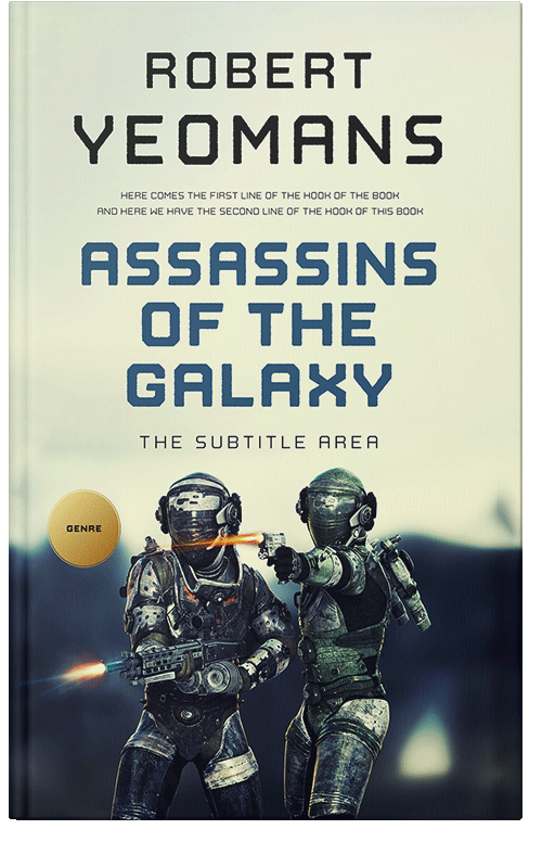 Front view of Premade Science Fiction Book Cover - Aths Special