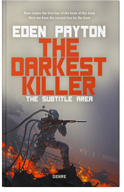 Front view of Premade Science Fiction Book Cover - Nomad