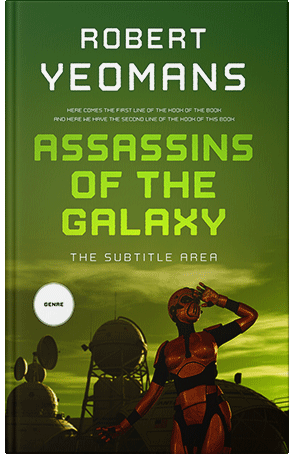 Premade Book Cover Green Leaf