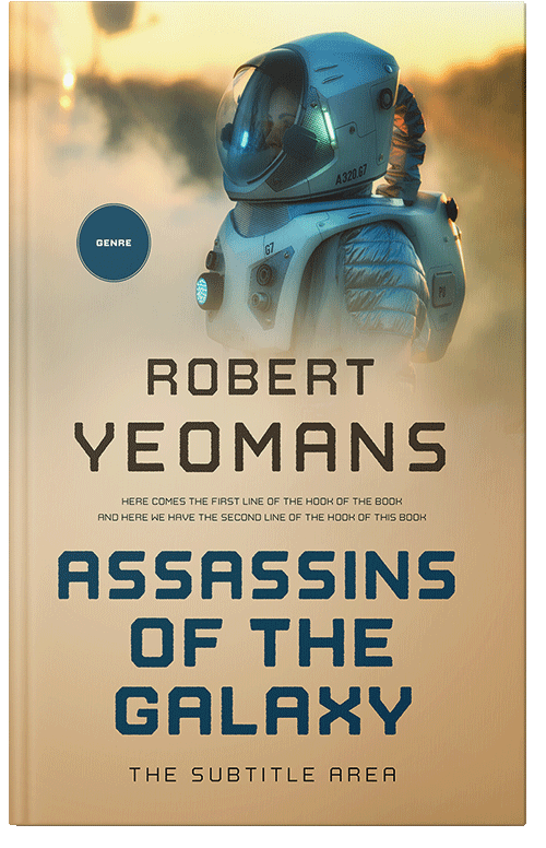 Front view of Premade Science Fiction Book Cover - Pavlova