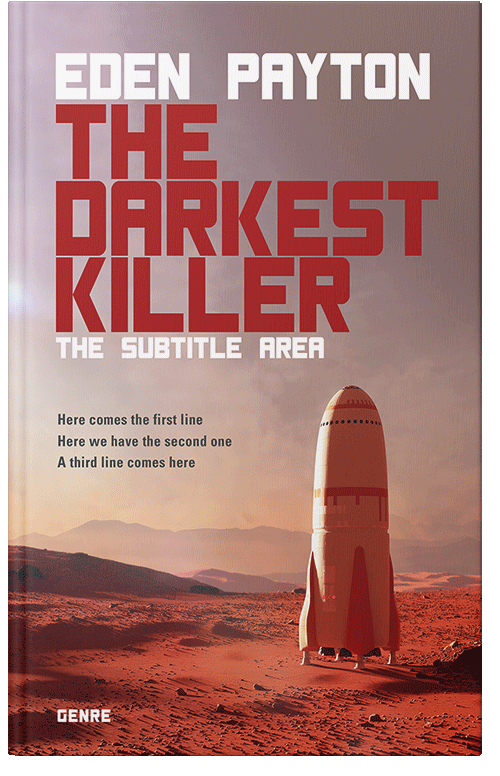 Front view of Premade Science Fiction Book Cover - Coral Tree