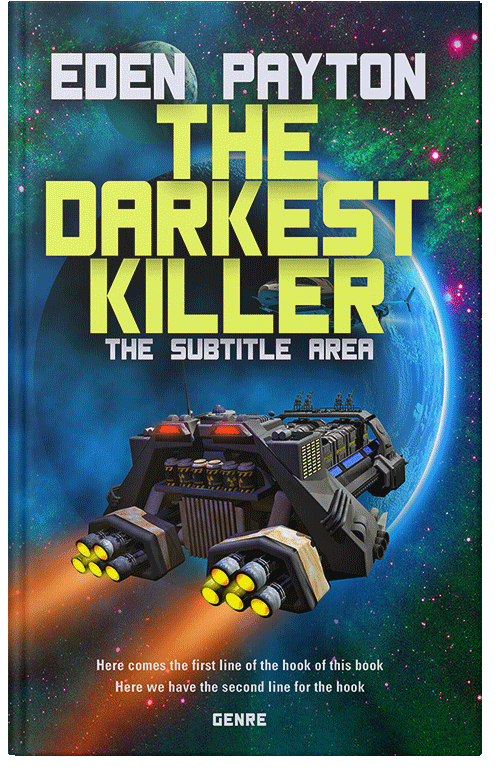 Front view of Premade Science Fiction Book Cover - Chenin