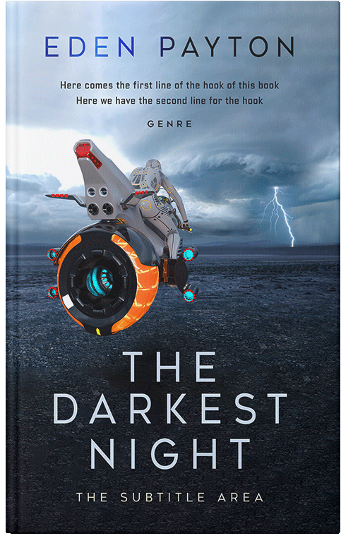 Front view of Premade Science Fiction Book Cover - Heather