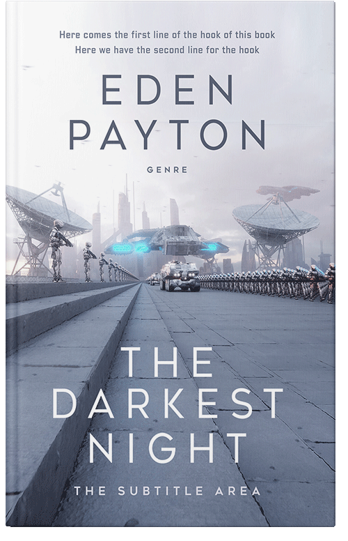 Front view of Premade Science Fiction Book Cover - Regent Gray