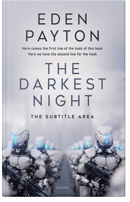 Front view of Premade Apocalyptica Book Cover - Mischka