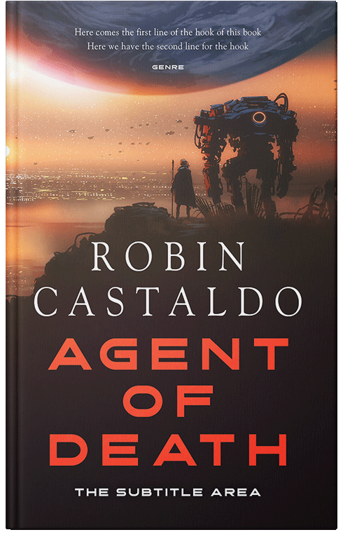 Front view of Premade Science Fiction Book Cover - Copperfield