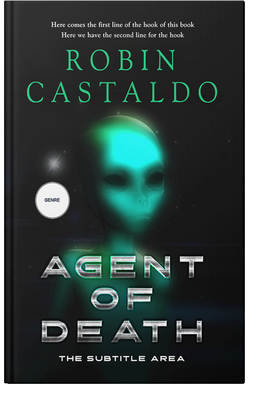 Front view of Premade Science Fiction Book Cover - Aztec