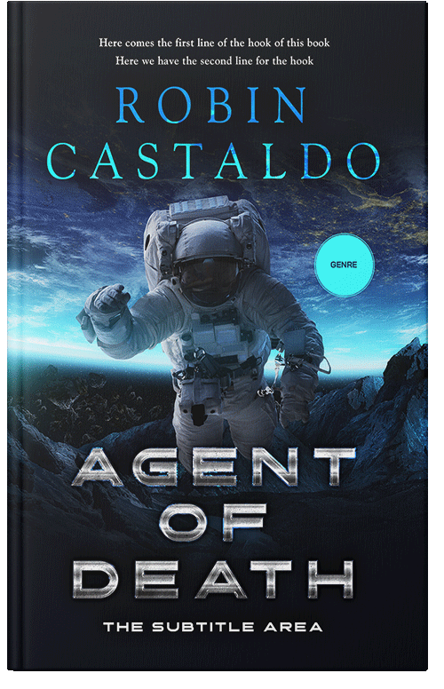 Front view of Premade Science Fiction Book Cover - Ebony