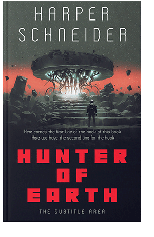 Pre Made Book Cover Shark