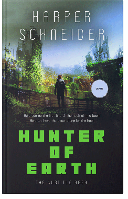 Front view of Premade Science Fiction Book Cover - Outer Space