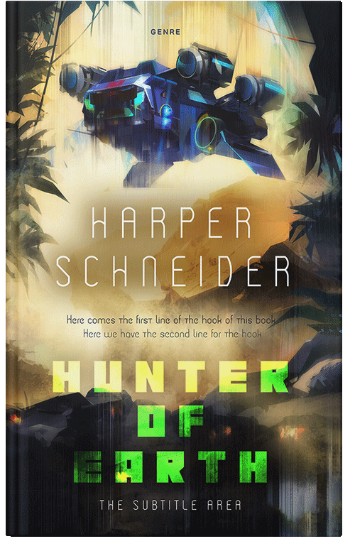 Front view of Premade Science Fiction Book Cover - Sorrell Brown