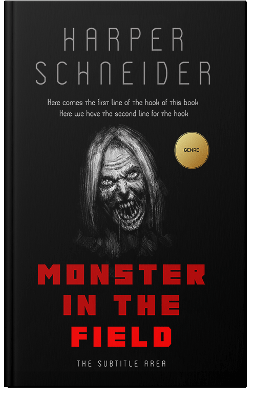 Front view of Premade Horror Book Cover - Mojo