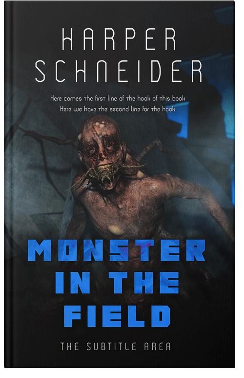 Front view of Premade Horror Book Cover - Woodsmoke