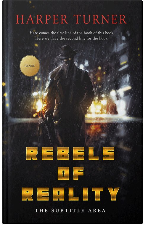 Front view of Premade Mystery & Thriller & Suspense Book Cover - Sundance