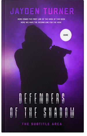 Premade Book Cover Violet