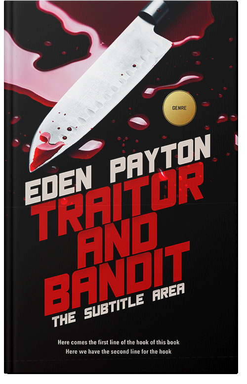 Front view of Premade Mystery & Thriller & Suspense Book Cover - Asphalt